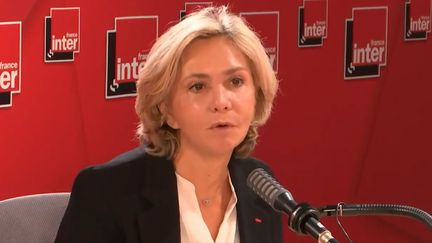 Valérie Pécresse, invitée de France Inter lundi 4 octobre 2021. (FRANCE INTER / RADIO FRANCE)