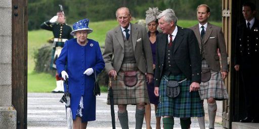 La reine Elizabeth en son château de Balmoral (AFP)