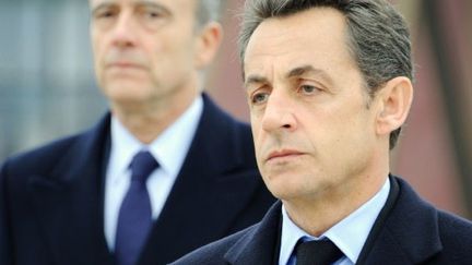 Nicolas Sarkozy et Alain Juppé en janvier (AFP)