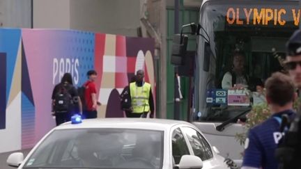 Protection policière pour les délégations olympiques (France Info)