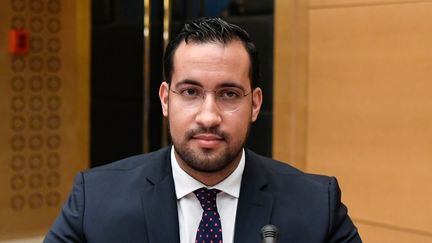 Alexandre Benalla lors de son audition devant la commission d'enquête du Sénat, le 19 septembre 2019, à Paris. (BERTRAND GUAY / AFP)