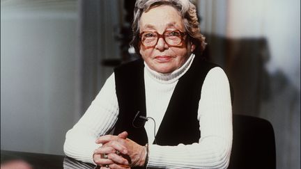 Marguerite Duras en 1984.&nbsp; (PLATIAU / AFP)