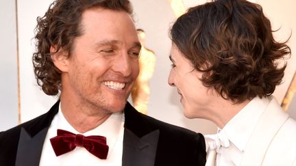 Matthew McConaughey et Timothee Chalamet aux Academy Awards 2018
 (Getty Images)