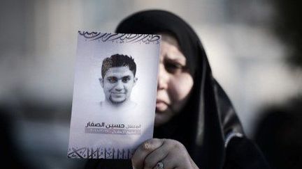 Une des photos de Mohamed Al-Shaikh, photographe de l'AFP, dont les reportages sur l'opposition chiite du royaume, a été primé par le jury du Prix Bayeux Calvados 2014 (Mohamed Al-Shaikh/AFP)