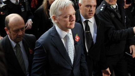 Julian Assange, le 2 novembre 2011 à Londres. (BEN STANSALL / AFP)