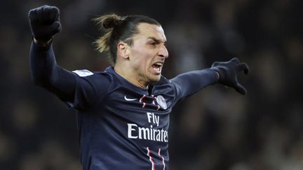 Zlatan Ibrahomovic tient l'attaque du PSG entre ses mains (KENZO TRIBOUILLARD / AFP)