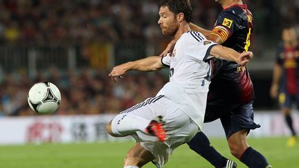 Xavi Alonso songe à prolonger. (QUIQUE GARCIA / AFP)