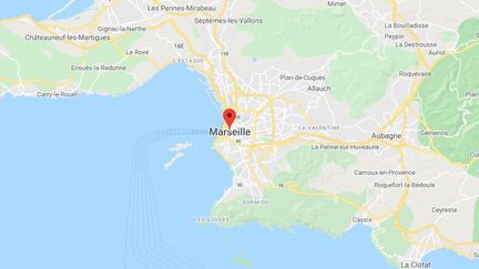 Marseille (Bouches-du-Rhône). (GOOGLE MAPS)