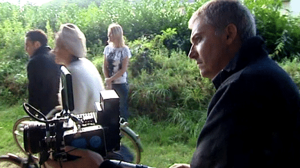 Thomas Guillou pendant le tournage de Shelburn
 (France3/culturebox)