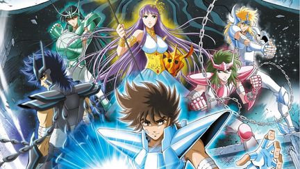 La couverure du tome 1 de "Saint Seiya - Time Odyssey", sorti le 30 septembre 2022 (KANA)