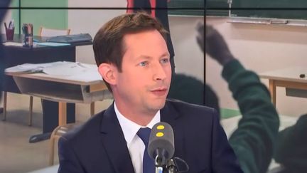 François-Xavier Bellamy, député européen Les Républicains, invité de franceinfo vendredi 30 août 2019. (FRANCEINFO / RADIOFRANCE)