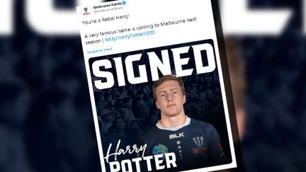 Les Rebels de Melbourne ont annoncé leur recrue sur Twitter.&nbsp; (CAPTURE ECRAN TWITTER)