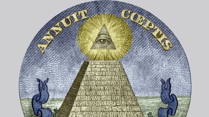 La pyramide et l'oeil sont des symboles que certains conspirationnistes attribuent aux "Illuminati". (APIC/RETIRED / HULTON ARCHIVE)