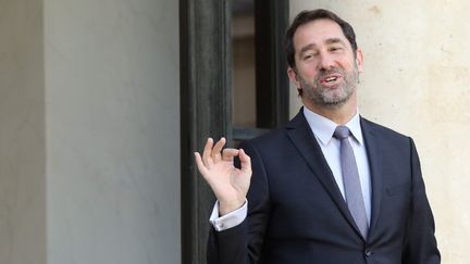 Christophe Castaner,&nbsp;délégué général de La République en marche, à l'Elysée à Paris, le 17 janvier 2018. (LUDOVIC MARIN / AFP)