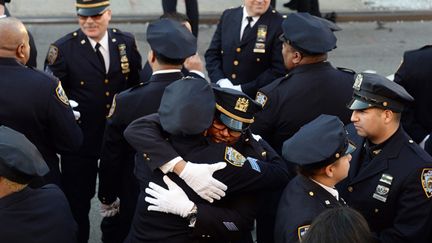  (Rafael Ramos était officier de police du NYPD depuis 2012. © MaxPPP)