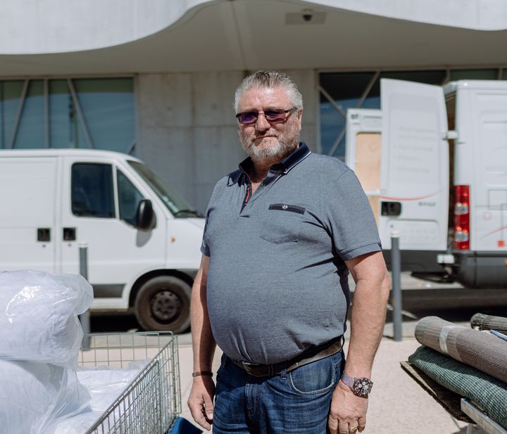 Michel pose à Vitrolles (Bouches-du-Rhône), le 8 avril 2022. (PIERRE MOREL / FRANCEINFO)