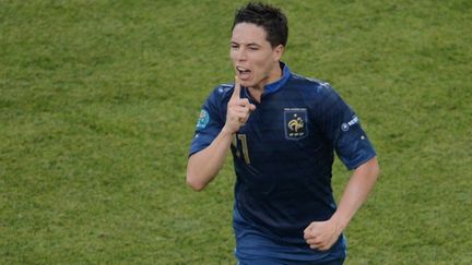 Le geste de Nasri envers les journalistes après son but