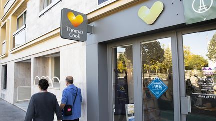 Une agence Thomas Cook à Paris en septembre 2019.&nbsp; (ALEXIS SCIARD / MAXPPP)