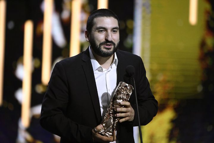 Ibrahim Maalouf et son César de la Meilleure Musique aux César 2017
 (bertrand GUAY / AFP)