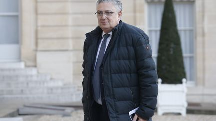 Jacques Creyssel, délégué général de la Fédération du commerce et de la distribution, le 12 décembre 2018 à l'Élysée. (LEON TANGUY / MAXPPP)