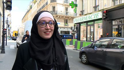 La présidente de l'Unef à l'université Paris IV, Maryam Pougetoux, dans une vidéo prise le 2 mai 2018. (AFP)