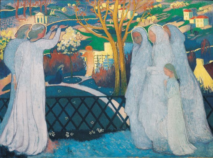 Maurice Denis, Matinée de Pâques, ou Saintes femmes au tombeau, 1894, Saint-Germain-en-Laye, Musée départemental Maurice Denis
 (Paris, ADAGP, 2012)