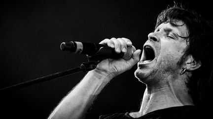 Bertrand Cantat aux Eurockéeennes de Belfort en juin 2012
 (Simon Daval/MAXPPP)