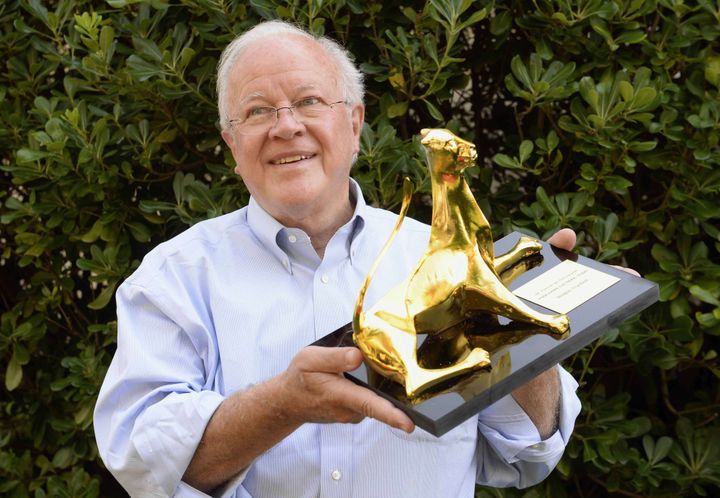 Douglas Trumbull avec son Film Vision Award au Festival de Locarno 2013
 (Urs Flueeler/AP/SIPA )