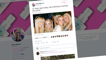 Tweet sur le compte de Paris Hilton, le 19 novembre. (CAPTURE D'ECRAN TWITTER)