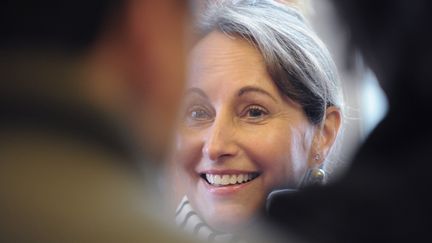 Poitiers, el 3 avril&nbsp;2014,&nbsp;ministre de l'Ecologie et de l'Energie, S&eacute;gol&egrave;ne Royal (GUILLAUME SOUVANT / AFP)