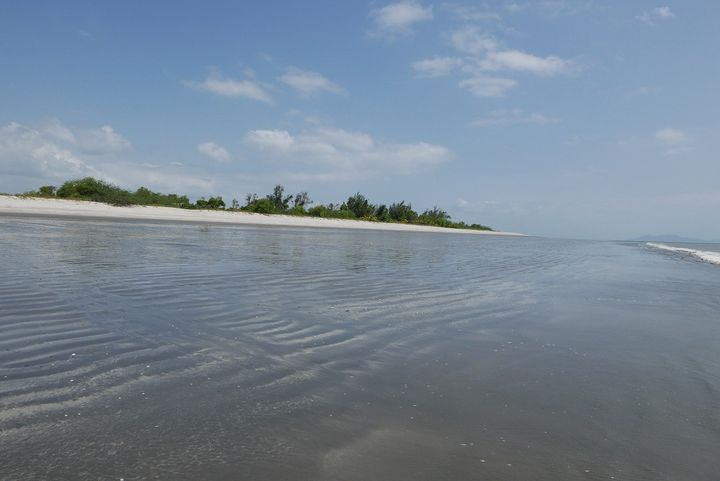 Les eaux du Pacifique se confondent avec le ciel à perte de vue à Punta Chame (EMMANUEL LANGLOIS)