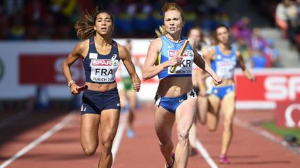 Agnès Raharolahy a terminé le relais français à la 2e place