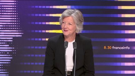 Agnès Levallois était l'invitée du 8.30 franceinfo du mardi 24 octobre 2023 (FRANCEINFO/RADIOFRANCE)