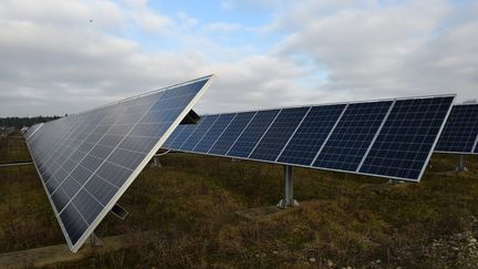 Le&nbsp;président&nbsp;du&nbsp;syndicat des professionnels de l'énergie solaire attend des mesures concrètes, après la présentation du plan solaire&nbsp;par le&nbsp;gouvernement. (JEAN-FRANCOIS MONIER / AFP)