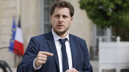 Julien Bayou au palais de l'Elysée, le 22 juin 2022 à Paris. (LUDOVIC MARIN / AFP)