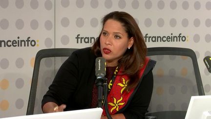 Estelle Youssouffa, députée LIOT de la 1ère circonscription de Mayotte.  (FRANCEINFO)