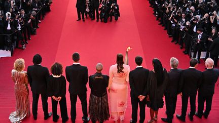 Un tel casting ne déparait pas à côté des Coppola, Costner et autres Niney qui ont squatté le Palais des Festivals pendant la quinzaine cannoise. (ANTONIN THUILLIER / AFP)