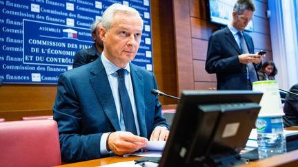 Le ministre de l'Economie, Bruno Le Maire, le 26 septembre 2022 à Bercy, à Paris. (AMAURY CORNU / HANS LUCAS / AFP)