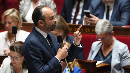 Le Premier ministre Edouard Philppe lors des questions au gouvernement à l'Assemblée nationale, le 12 juin 2018. (ALAIN JOCARD / AFP)