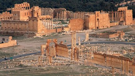 &nbsp; (Palmyre, la ville antique dans le désert syrien © MaxPPP)