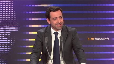 Stéphane Séjourné, invité du 8.30 franceinfo du lundi 23 novembre 2023 (FRANCEINFO / RADIOFRANCE)