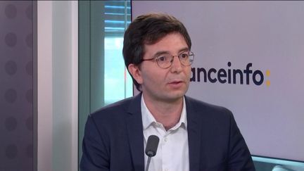 Éric Monnet, professeur à l'École déconomie de Paris, le 8 juin 2022. (FRANCE INFO / RADIO FRANCE)