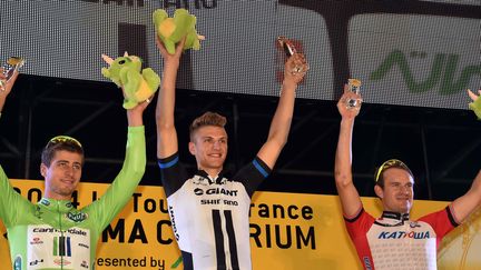 Peter Sagan, Marcel Kittel et Alexander Kristoff  (YOSHIKAZU TSUNO / AFP)