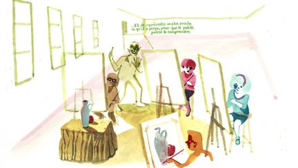 Cours d&#039;art
 (Brecht Evens / Actes Sud BD)