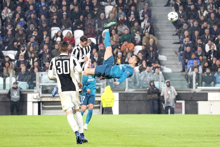 Le ciseau merveilleux de Cristiano Ronaldo contre la Juventus en 2018 (MASSIMILIANO FERRARO / NURPHOTO)