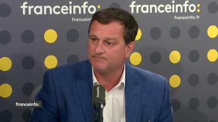 Louis Aliot, député Rassemblement national, le 7 juin 2018. (RADIO FRANCE / FRANCEINFO)