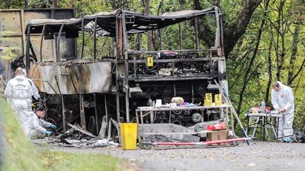 &nbsp; (L'enquête va notamment porter sur l'embrasement soudain du bus © MaxPPP)