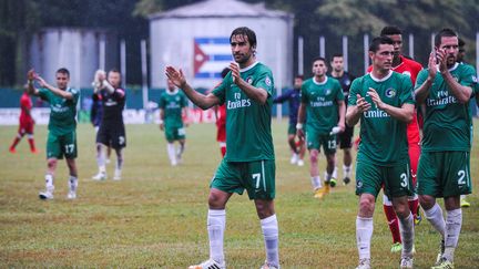 Raul, avec le maillot du Cosmos de New York (YAMIL LAGE / AFP)