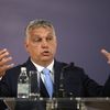 Le Premier ministre hongrois Viktor Orbán ke 8 juillet 2021 à Belgrade (Serbie).&nbsp; (DARKO VOJINOVIC / AP)