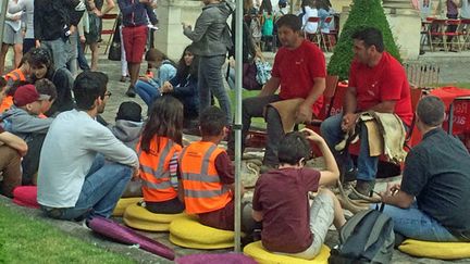 Quelque part dans le «village archéologique» parisien le 16 juin 2017...
 (France Télévisions - Laurent Ribadeau Dumas)